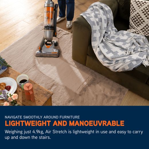 Vax Air Stretch U85-AS-Be Upright Vacuum Cleaner - Annotation - Lightweight and manoeuvrable